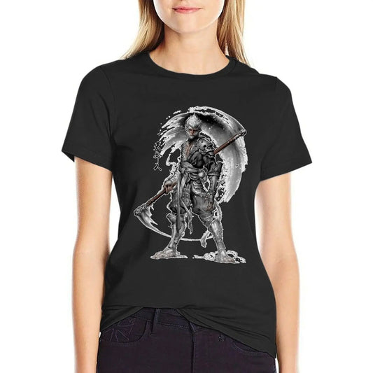 LIVEVOWEB Black Myth Wukong T-Shirt oversized lady clothes customs t-shirt dress for Women plus size